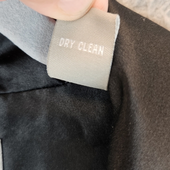 Kate Hill Women Jacket Sz 28W Black Silk Evening Glam Open Front Lightweight - Picture 6 of 12